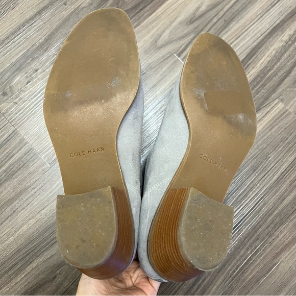 Cole Haan Jayne Lassercut Bootie Womens 7 B gray suede bootie - Picture 9 of 11